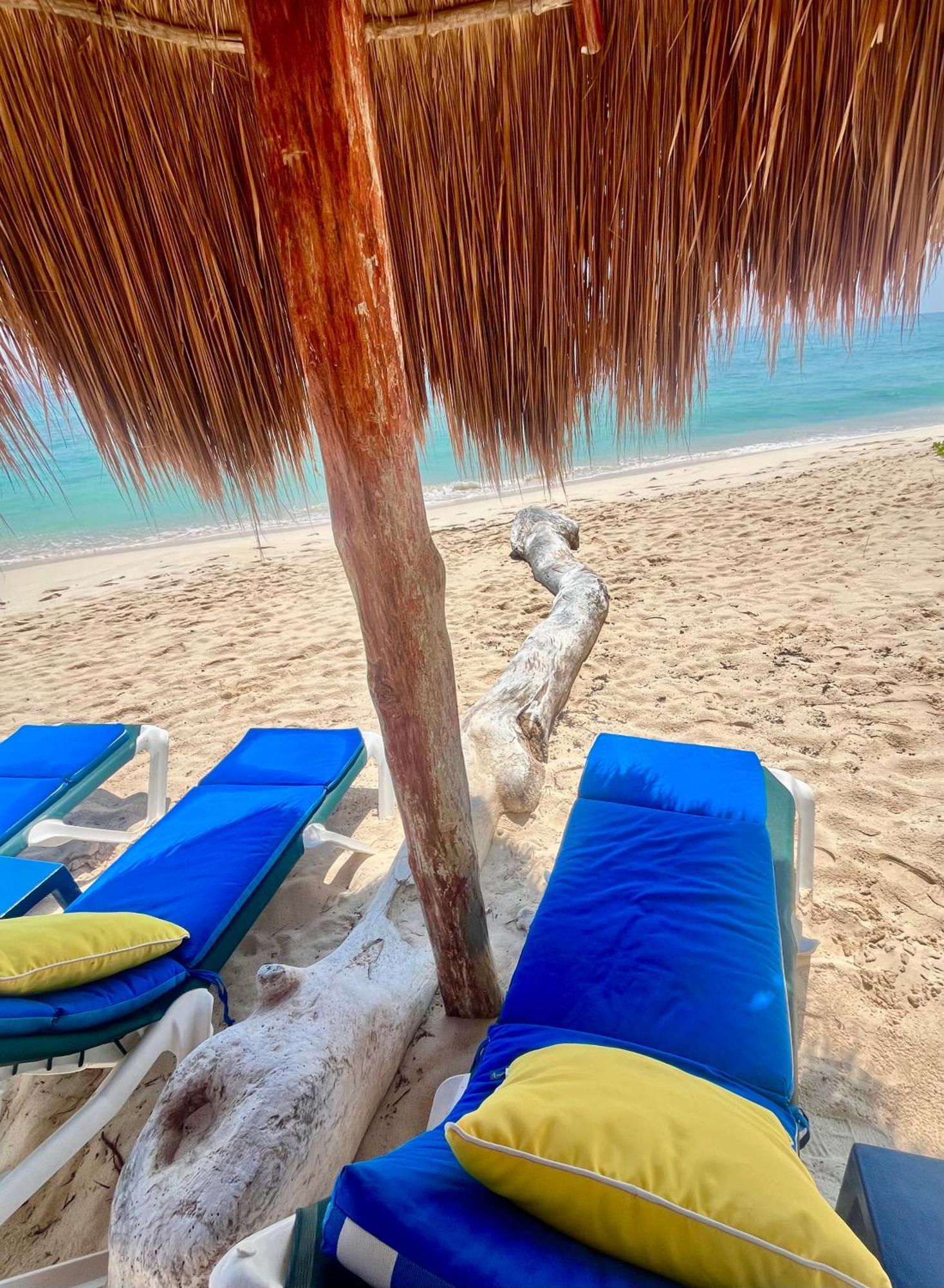 Beachfront Hammock Heaven Akumal Eksteriør billede